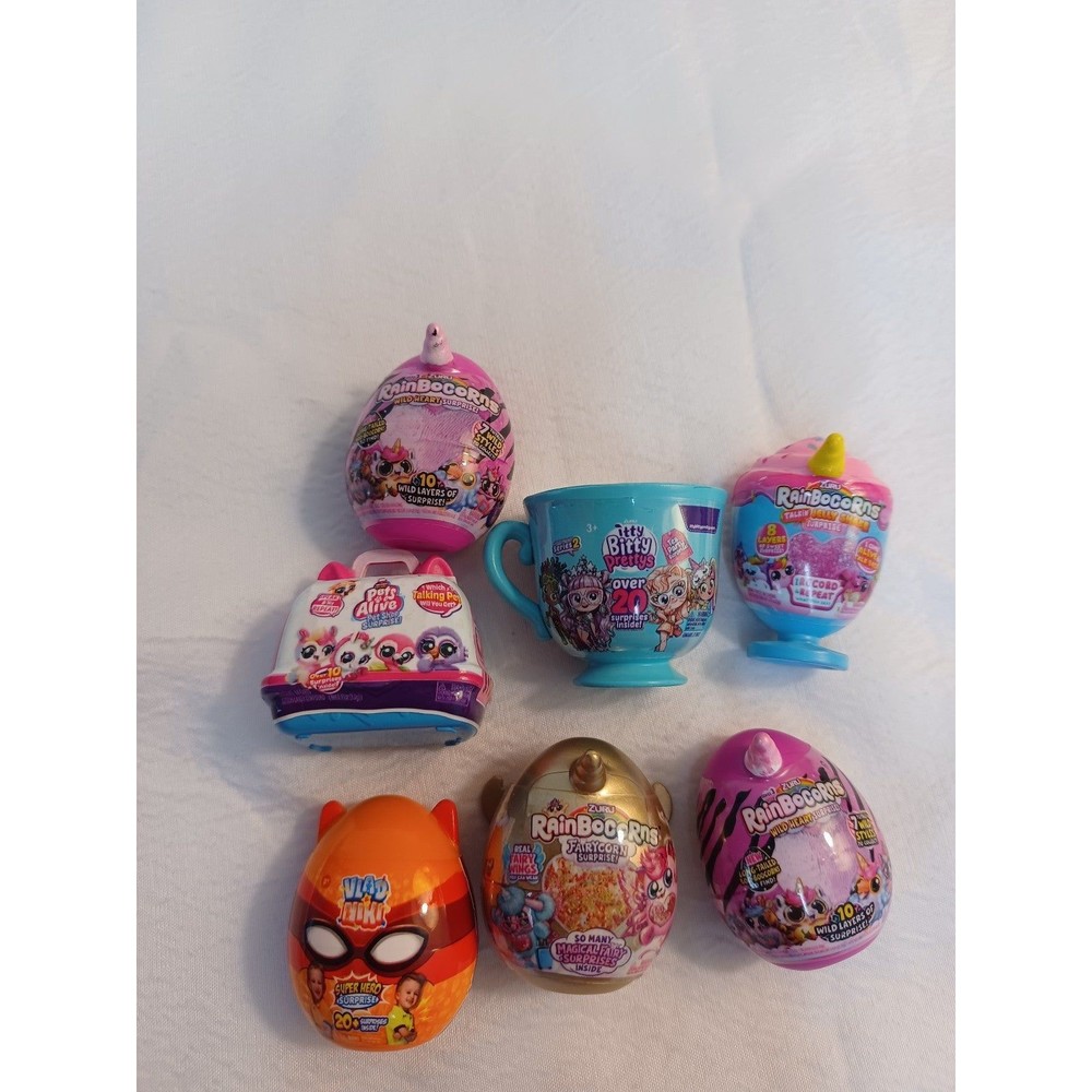 Zuru Mini Toys Rainbocorn Pets Alive Itty Bitty Prettys Vlad & Niki Dino